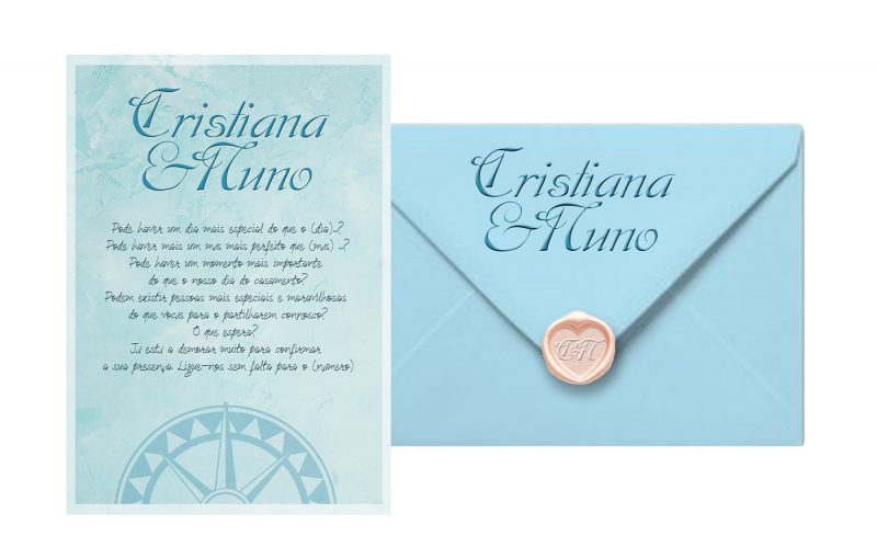 Wedding Invitation | Cristiana + Nuno