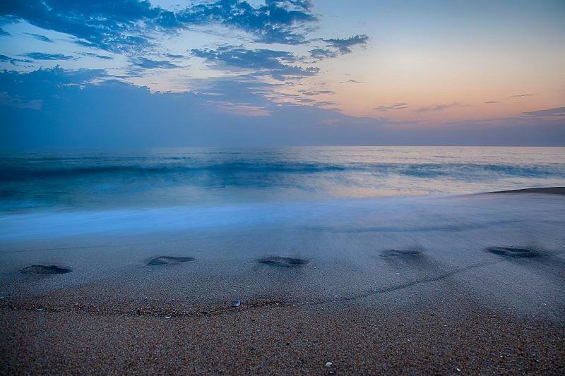 Praia de Santo André | Footsteps in the Sand