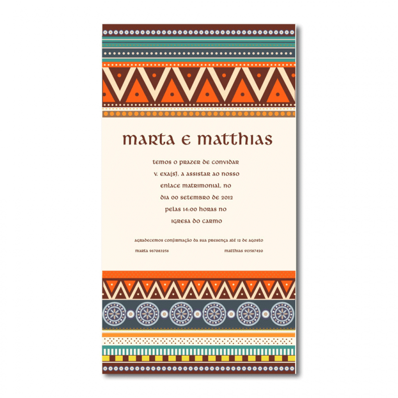 Wedding Invitation | Marta + Matthias